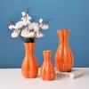 Wholesale of new Nordic light luxury ceramic electroplated vases, wedding soft furnishings, courtyard handicrafts, living room dining tables, home decorations and flower vases Item Picture